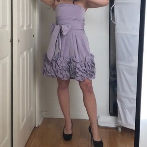 Lavender mini bcbg dress